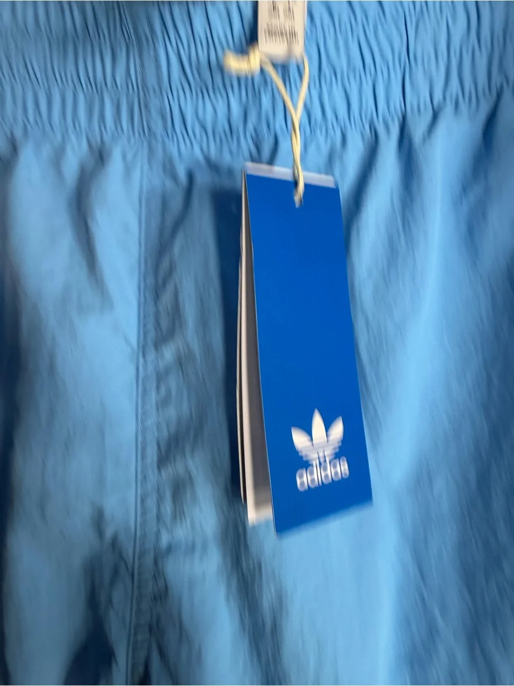 adidas Men’s Sky Blue 3-Stripes Athletic Shorts size 2XL